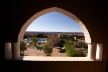 View from outside our room at the Kasbah.